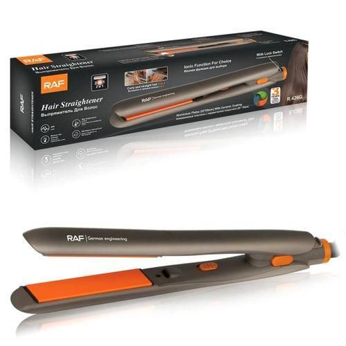 RAF Simple Portable Hair-protecting 360 Degree Swivel Cord Dry And Wet Dual-use Hair Straightener