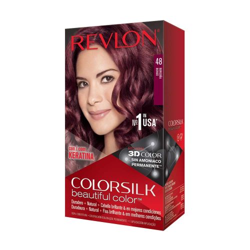 Revlon ColorSilk Burgundy - 48 (60ml + 60ml +10ml)