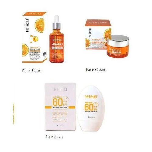 DR RASHEL 3 in1 1 Set (Face Serum + Face Cream + Sunscreen)