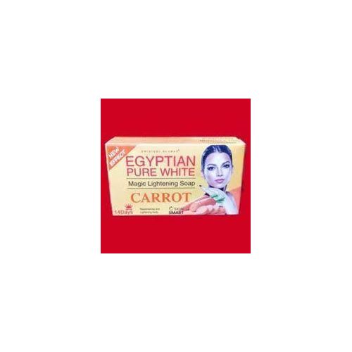 EGYPTIAN PURE WHITE Carrot&Glutathione Face&Body Soap-Clear Mark&P