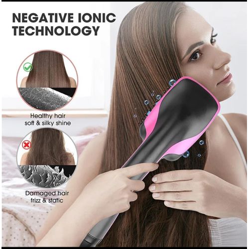Electric hair straightener Hair Dryer Brush One Step Hair Blower Brush Electric Hot Air Brush
