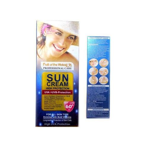 Fruit Of The Wokali SUN CREAM WITH A PROFESSIONAL CARE AND HIGH PROTECTION