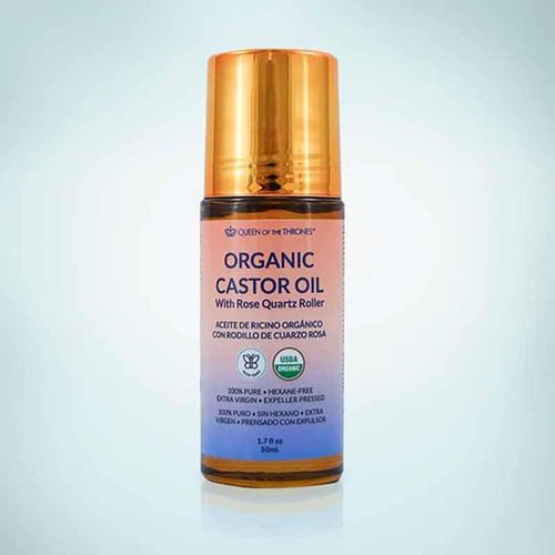 Organic Castor Oil Roll On β Hair, Eyelash & Eyebrow Growth Care