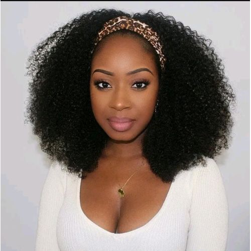 Soft Kinky Curly Headband Wig +Free Gift Inside!