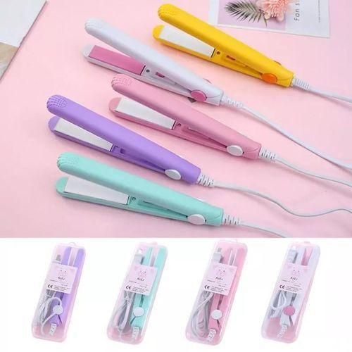Portable Mini Hair Straightener Flat Iron & Styling Iron.