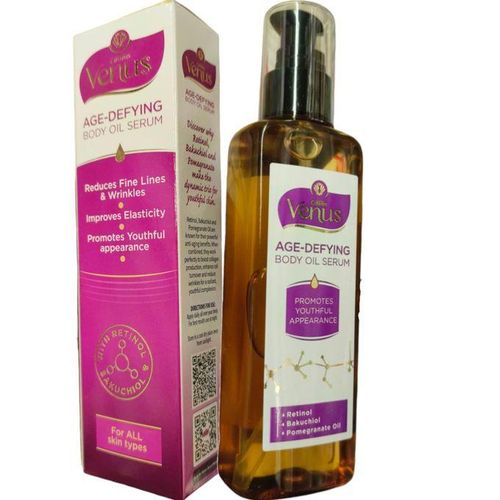 Venus Age-Defying Body Oil Serum Promotes Youthful Appearance