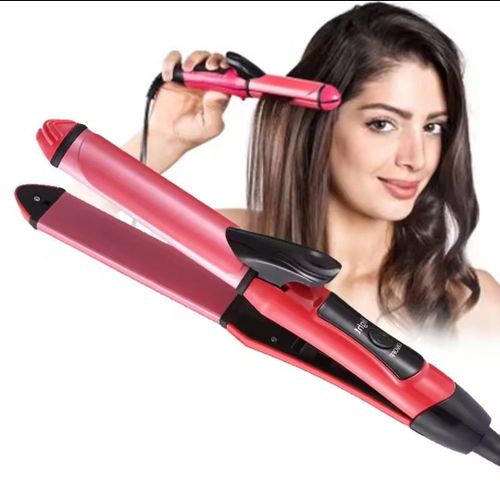Nova 2-in-1 Hair Straightener & Curler Flat Iron β Professional Styling Tool