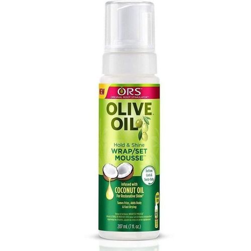 Olive Oil Ors Olive Oil Hold & Shine Wrap/Set Mousse - 207ml