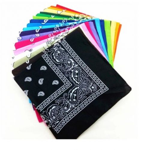 Bandana 12pcs Assorted Bandanas Headband Scarf Headwrap