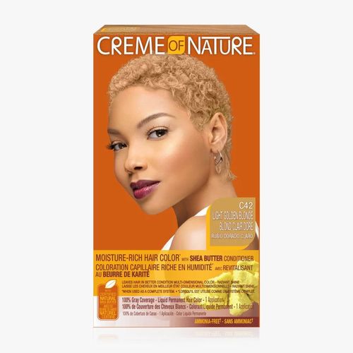 Creme Of Nature Hair Color C42 Light Golden Blonde