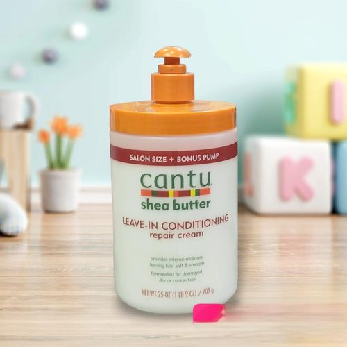Cantu pump LEAVE-IN CONDITIONING REPAIR CREAM SALON SIZE