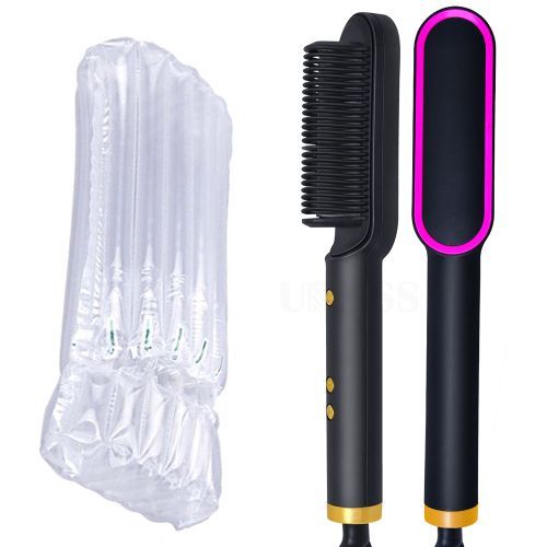 Hair Straightener Brush Curling For Styling Electric Hairbrush Comb Women Smooth Straight Men Beard Straightener
