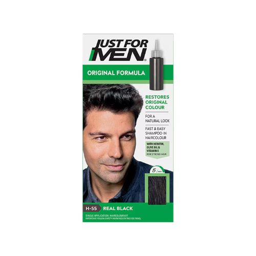Just For Me Shampoo-In Color, Real Black