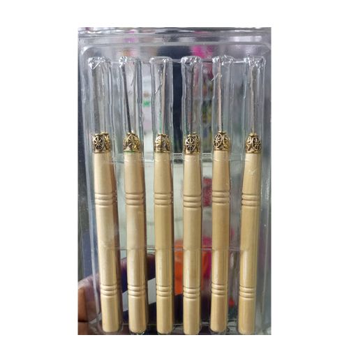 6PCS Bronze Handle Weaving Crochet Set