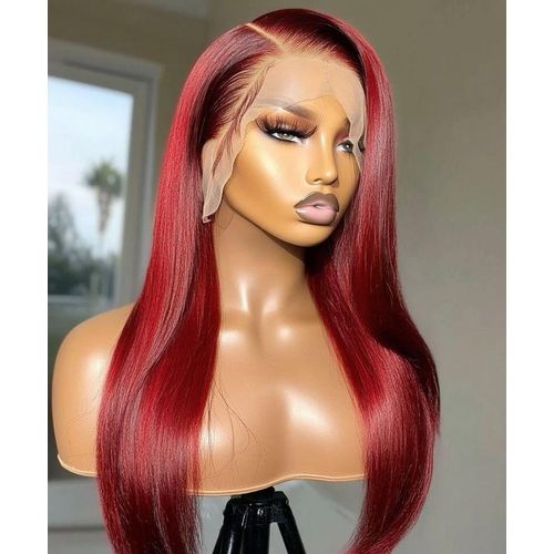 Flossy Glueless Full HD 360 Lace Frontal Wigs Straight Lace Front Wigs For Black Women Human Hair Pre Plucked Natural Human Hair Wigs