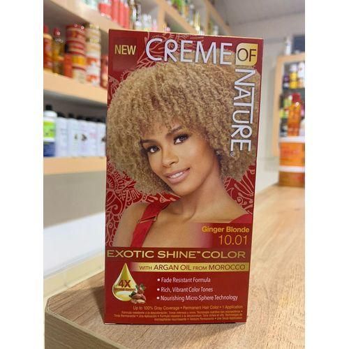 Creme Of Nature EXOTIC SHINE COLOUR GINGER BLONDE 10.01 WITH ARGAN OIL FROM MOROCCO