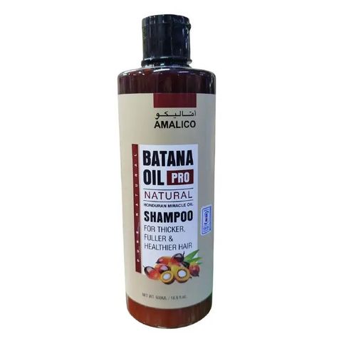 AMALICO Batana Oil Pro Natural Shampoo 500ml β Honduran Miracle Oil for Thicker, Fuller Hair