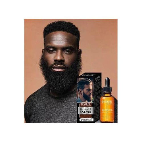 Dr. Rashel beard oil infused with Argan oil & vitamin E, Promotes hair growth & reduces frizz