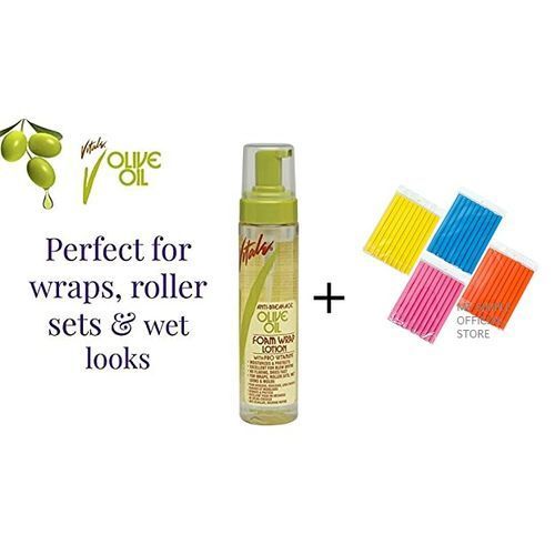 Vitale Olive Oil Foam Wrap Lotion 250ml + 20pcs Flexi Curling Rods.