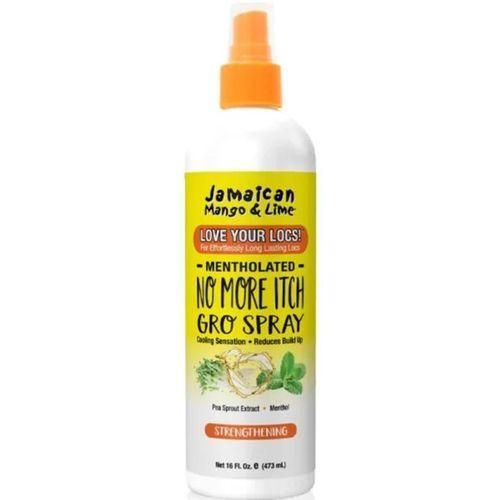 Jamaican Mango & Lime No More Itch Gro Spray Mentholated , 237ml, Scalp Relief & Hair Growth