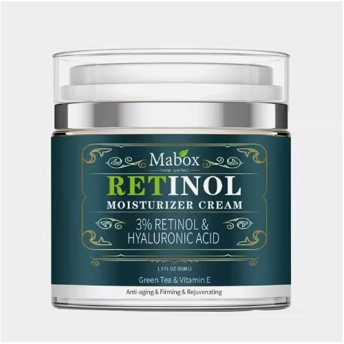 Mabox Moisturizer Face Cream Hyaluronic Acid Anti Aging Remove Wrinkle Vitamin E Collagen