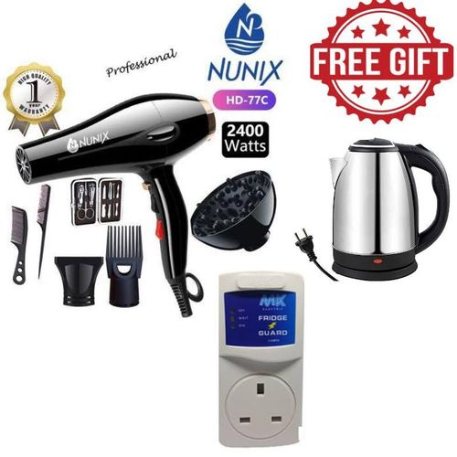 Nunix PROFFESIONAL HAIR BLOWDR//FREE GIFTS