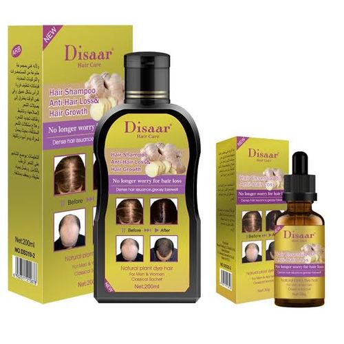 Disaar Ginger Anti-Hair Loss Shampoo + Ginger Hair Growth Essence
