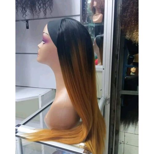 Fashion Classic Straight Semi Human Wig