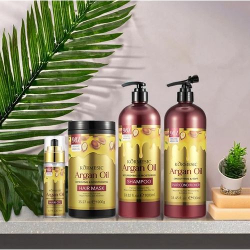 KORMESIC 4in1 ARGAN HAIR OIL SET