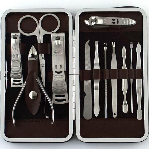 Beauty Nails Manicure Set & Pedicure Nail Kit -Stainless Steel/Silver