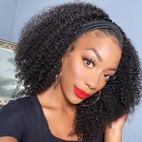 Super Jojo Natural Bouncy Women Headband Wig + Free Gift Inside!!