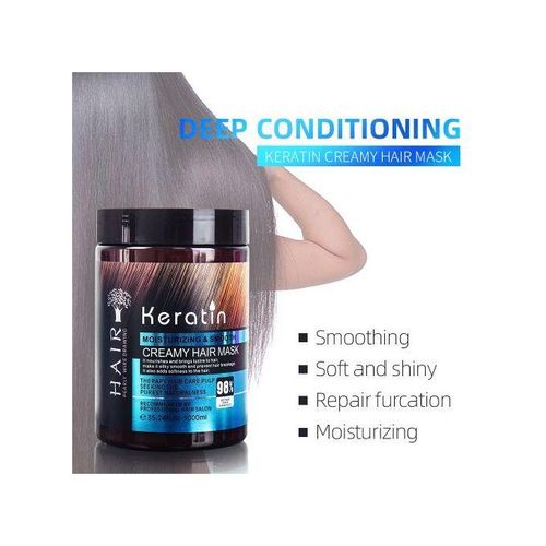 E Keratin Moisturizing & Smooth Creamy Hair Mask Hair Treatment-1000ml