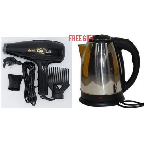 Ceriotti Proffessional Hair Blow Dryer + Free Kettle
