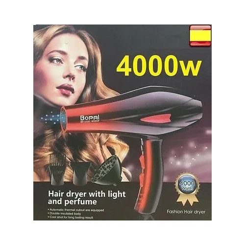 Bopai Hair Blow Dryer With 2 Speeds And 3 Heat Settings.