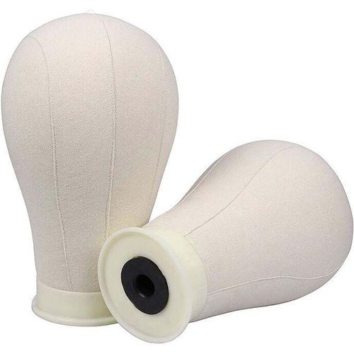 Dummy Canvas Block Head for Making Head Weft/Wig/Hair Extension Making Display Styling Mannequin Head Manikin Canvas Head Hair Accessories-1pc