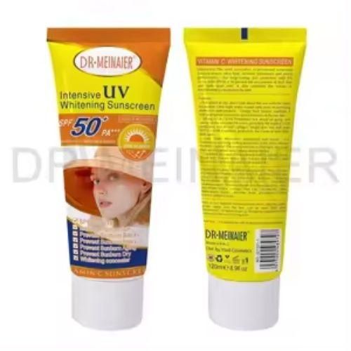 Creamys DR MEINAIER Intensive Whitening UV Sunscreen SPF 50+ PA+++ Vitamin C for Maximum Protection, Prevent Sunburn, Aging, & Whitening Concealor