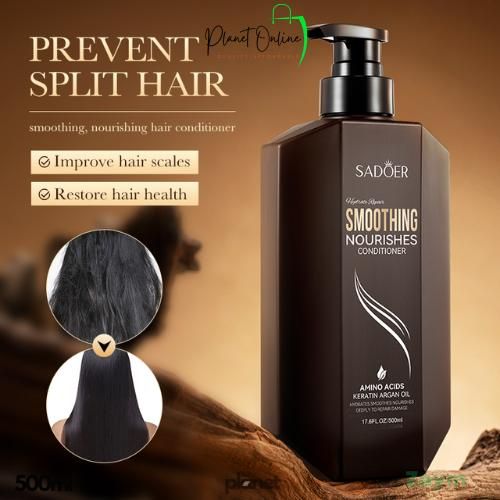 SADOER Smoothing Nourishing Conditioner 500ml β Amino Acids, Keratin & Argan Oil Hair Care