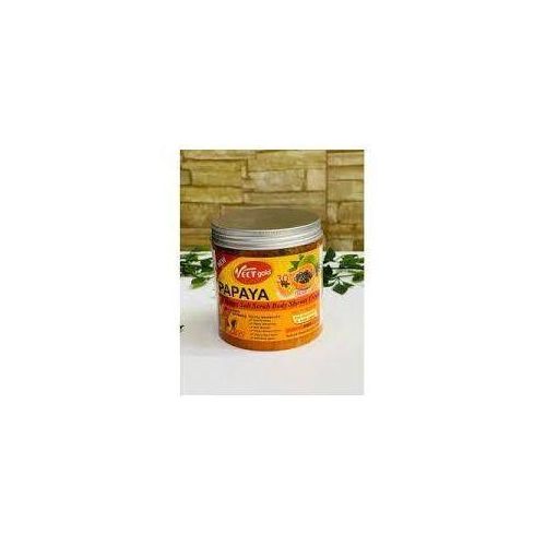 VEET GOLD Papaya Whitening Salt Scrub Body Shower Cream-500g