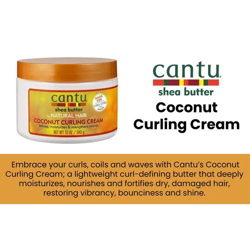 Cantu Sheer Butter Curling Cream + Free Cantu Mousse