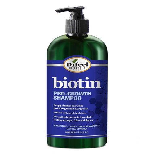 Difeel Pro-Growth Biotin Shampoo for Thinning Hair and Hair Loss.