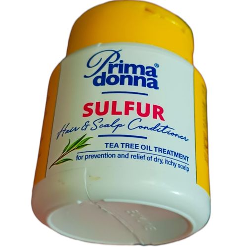 Prima Donna Sulfur/Sulphur HAIR & SCALP CONDITIONER Tea Tree Oil Treatment PREVENTION & REFIEF Of Dry Itchy Scalp Moisturises Dry Brittle Hair nk