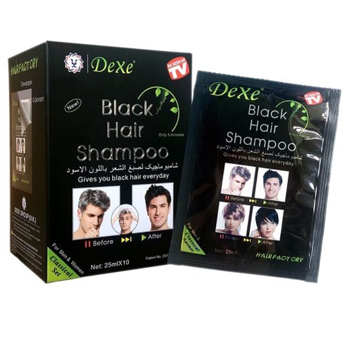 Dexe Black Hair Shampoo Sachets