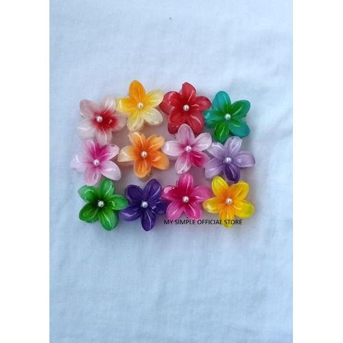 6pcs Moana Flower Hair Clips (Small Size)