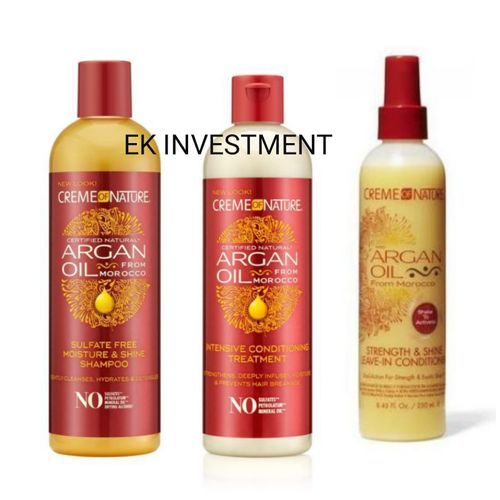 Creme Of Nature Shampoo * Intensive Conditioner Treatment * Leave-in