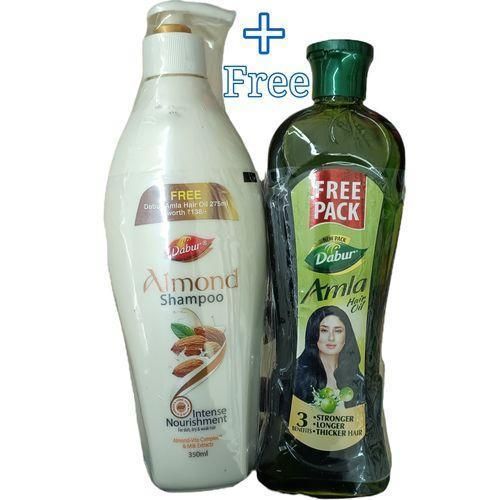 Dabur Almond Shampoo + Free Amla Hair Oil bc