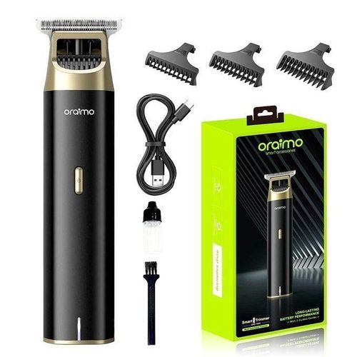 Oraimo TR12 Rechargeable Hair & Beard Trimmer – Precision Blades, Long Battery Life, USB Charging"