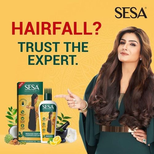 Sesa Ayurvedic Hair Oil - with herbs and natural oils(Anti-hairfall & Anti-dandruff)