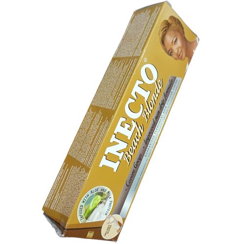 Inecto BEACH BLONDE Permanent Hair Dye Color Fully Covers Gray Hair