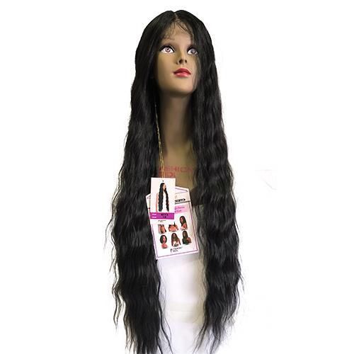 Fashion Idol Human STYLE ICON Nature Water Wave T-Lace Wig MIYA Black Color 1B Lace Human Nature Hair Wig For Women