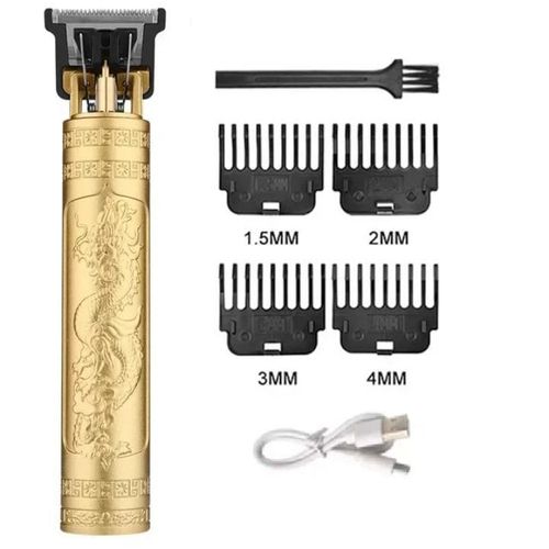 Hair Clippers For Men Portable Dragon Gold Rechargeable USB Professional Quality Hair Grooming Salon